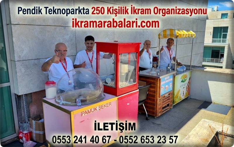 Pendik Teknoparkta 250 Kişilik İkram Organizasyonu